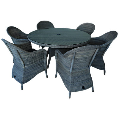 4 Seasons Outdoor Java 6-Seater Round Dining Set